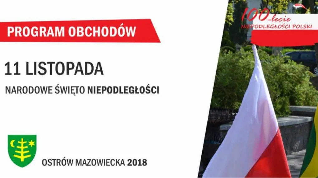 100-lecie odzyskania niepodległości. Program miejskich uroczystości