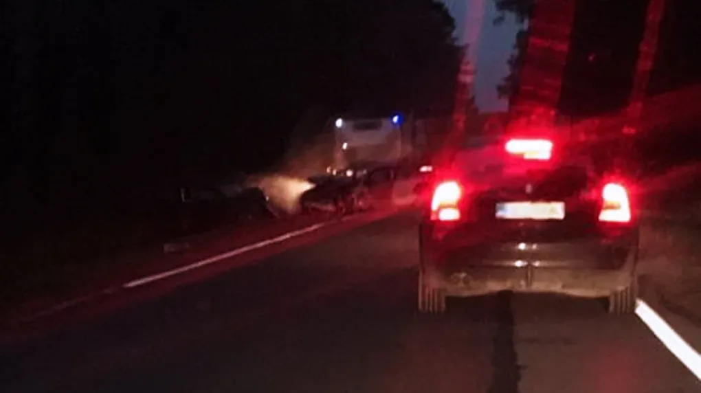 Wypadek na trasie Małkinia - Ostrów Mazowiecka