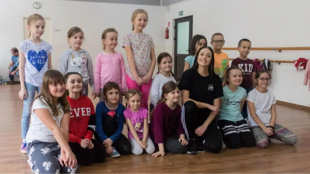 Edyta Szachniewicz uczyła ostrowskie dzieci tańca (zdjęcia, wideo)
