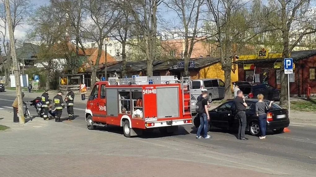 Kolizja na ul. Armii Krajowej (zdjęcia)
