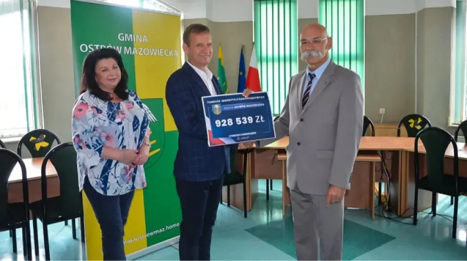 Gmina Ostrów Mazowiecka otrzymała finansowe wsparcie