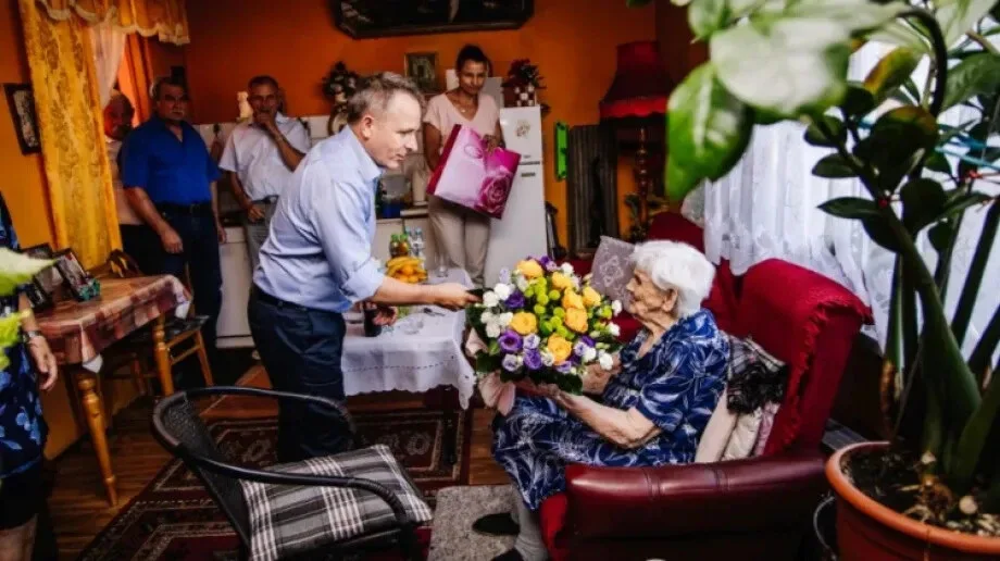 Setne urodziny mieszkanki Ostrowi