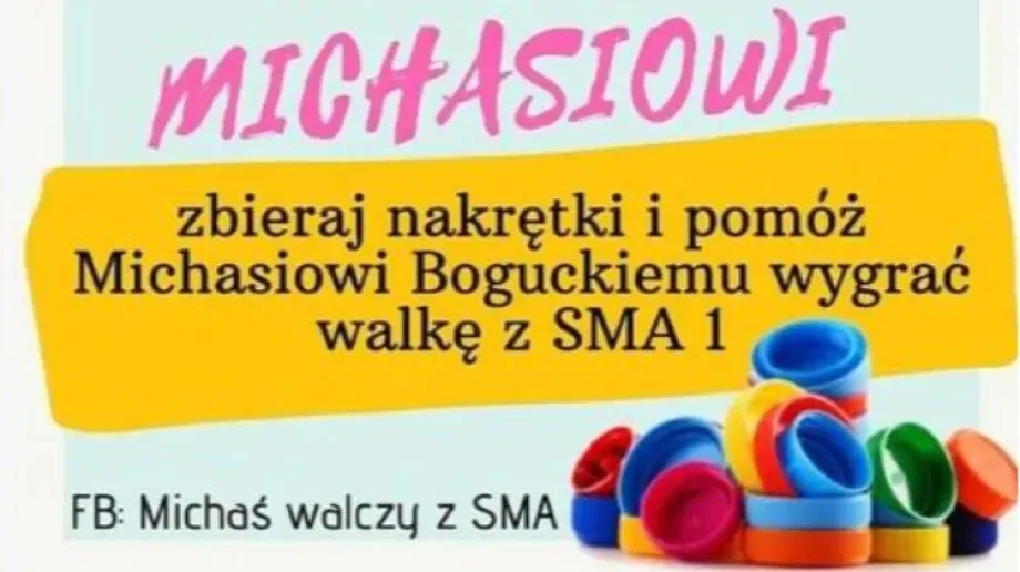 Andrzejewo zbiera nakrętki dla Michała Boguckiego