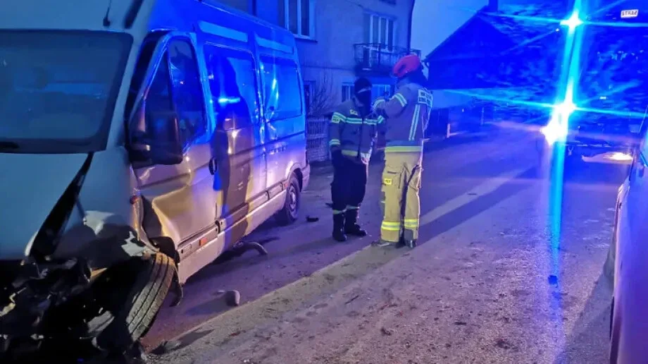 Wypadek w Ołowskich (zdjęcia)
