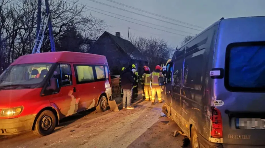 Wypadek w Ołowskich (zdjęcia)