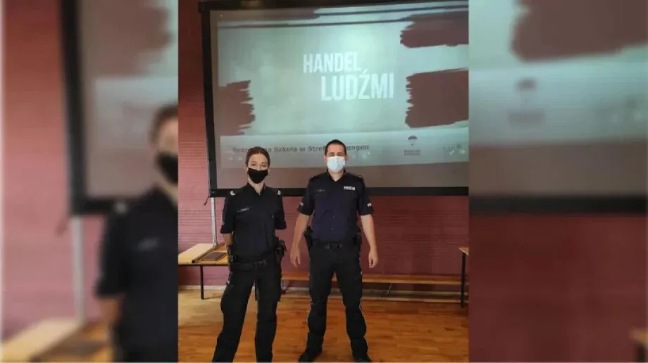 Spotkanie uczniów "Kopernika" z policją 