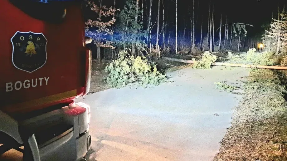 Wielokrotne interwencje OSP w Bogutach-Piankach (zdjęcia)