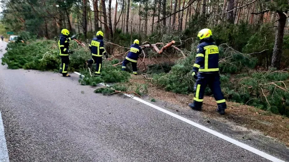 Wielokrotne interwencje OSP w Bogutach-Piankach (zdjęcia)