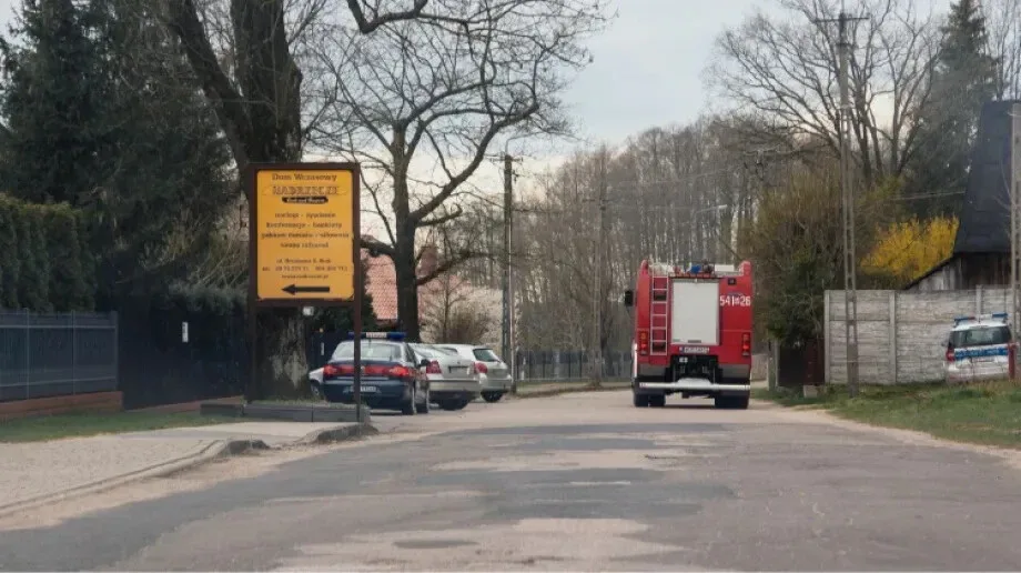 Awaria pralki przemysłowej spowodowała pożar w ośrodku wypoczynkowym (zdjęcia)