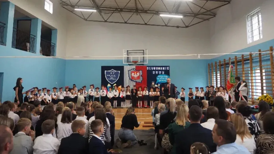 Ślubowanie klas pierwszych - SP Andrzejewo