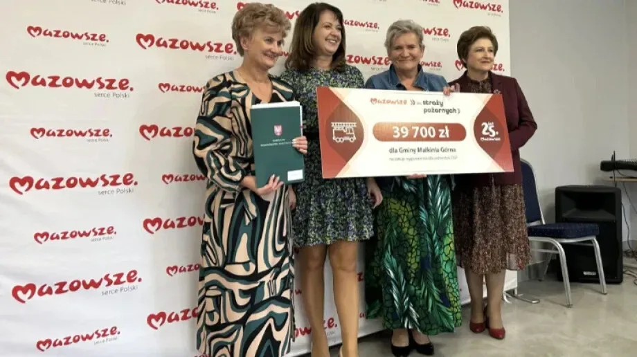 Gmina Małkinia Górna otrzymała dofinansowanie na zakup wyposażenia dla OSP (zdjęcia)