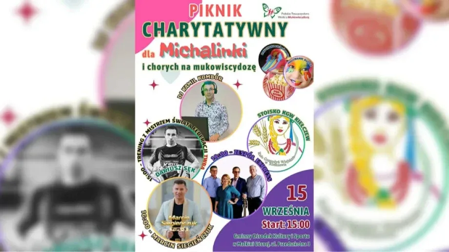 Piknik charytatywny dla Michalinki już w niedzielę