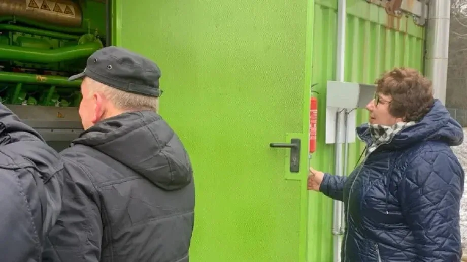 Samorządowcy z Andrzejewa odwiedzili biogazownię w Krasowie-Częstkach (zdjęcia)