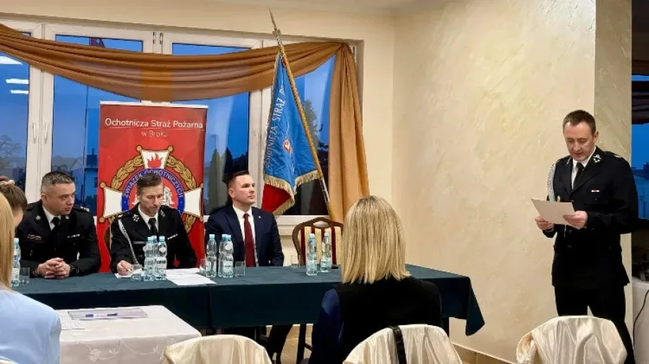 Walne zebranie OSP w Broku (zdjęcia)