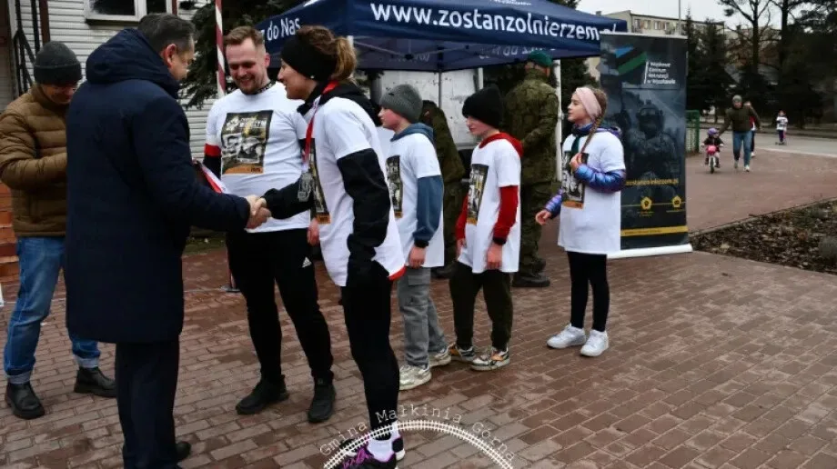 Bieg Tropem Wilczym w Małkini Górnej (zdjęcia)