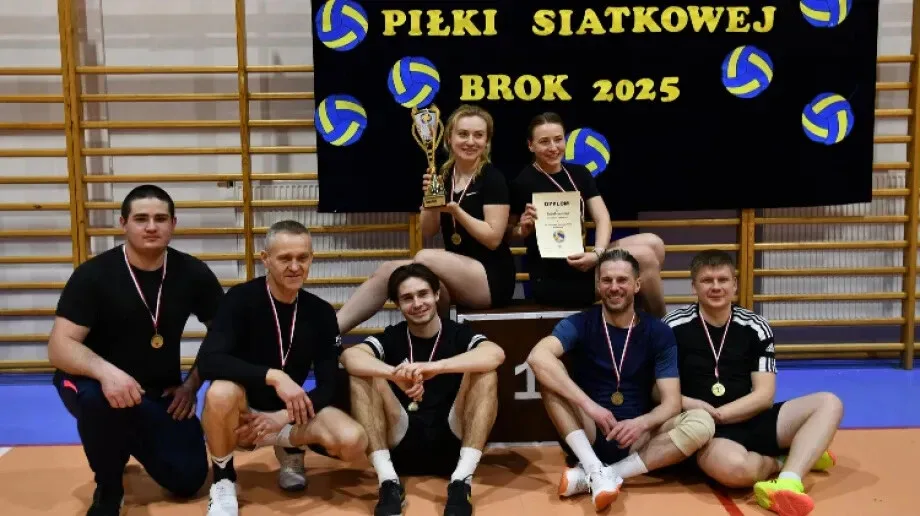 Emocjonujące rozgrywki siatkarskie w Broku (zdjęcia)