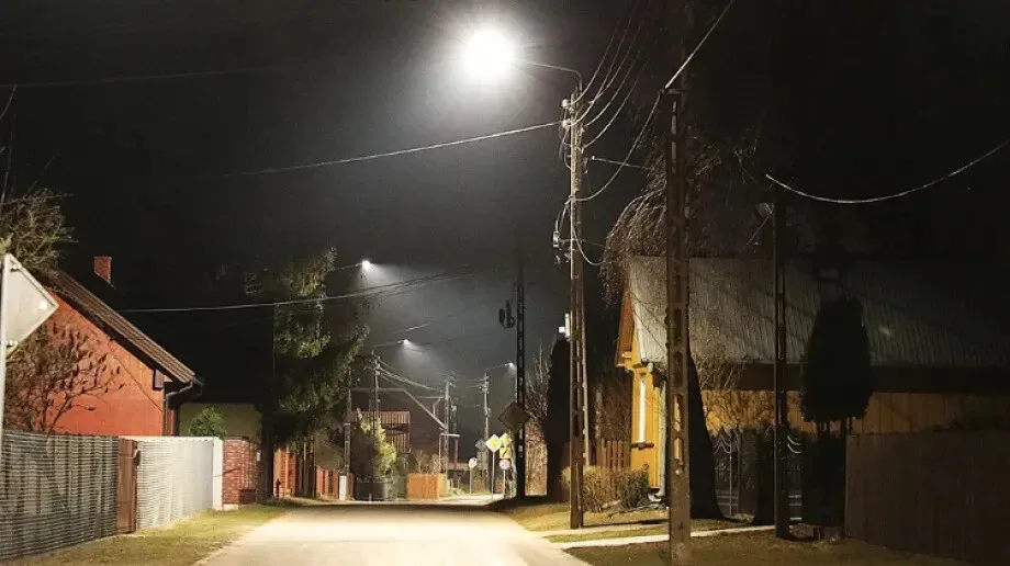 Modernizacja oświetlenia na terenie gminy Brok (zdjęcia)