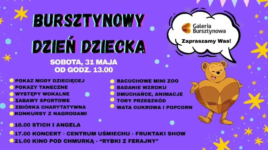 Szykuje się niesamowity Dzień Dziecka z Galerią Bursztynową