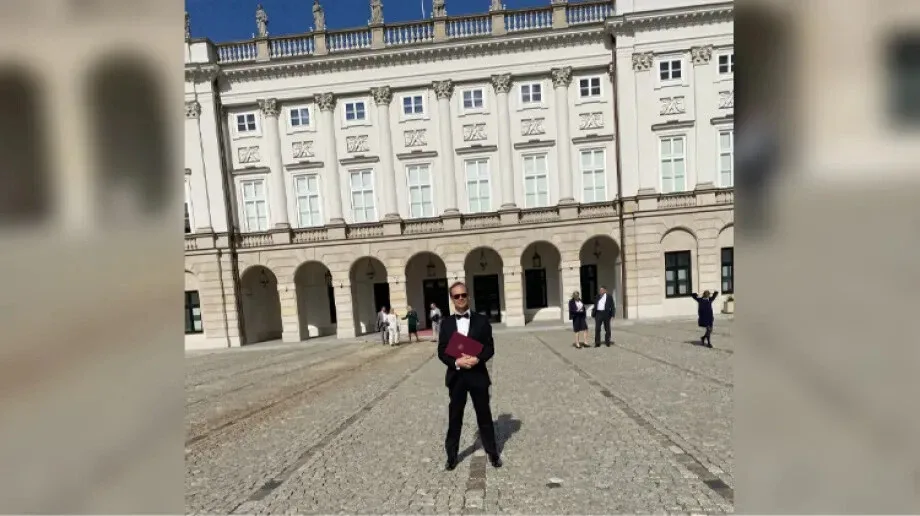 Prezydent RP Andrzej Duda wręczył Robertowi Gajdzie dyplom nominacyjny na profesora (zdjęcia)