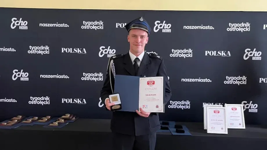Jakub Kusik super druhem i piłkarzem Ostrovii
