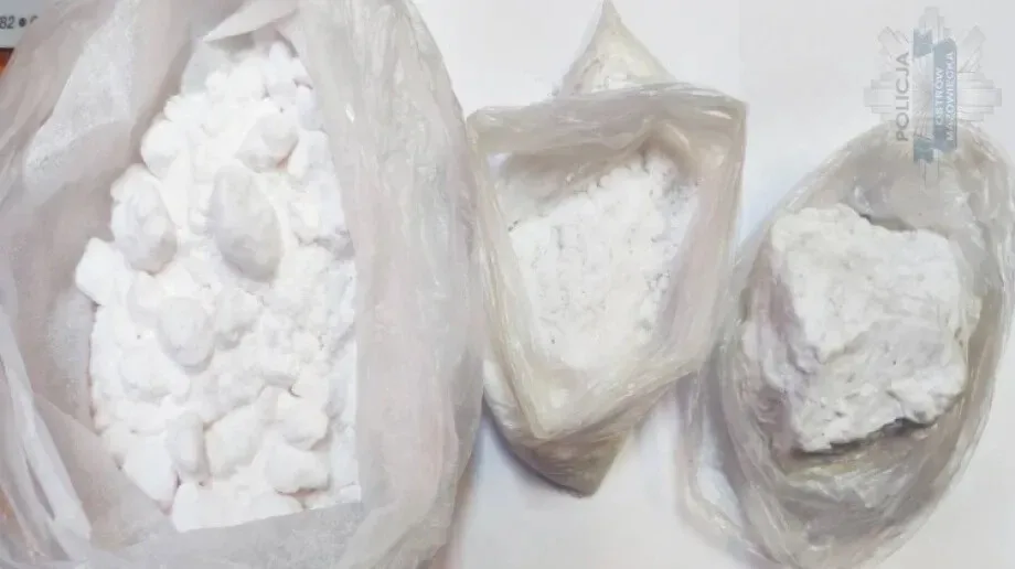 Gruba sprawa w Małkini Górnej. Wpadł z kilogramem narkotyków (zdjęcia)