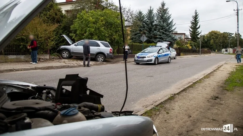 Zdarzenie drogowe na ul. Orzeszkowej (zdjęcia)