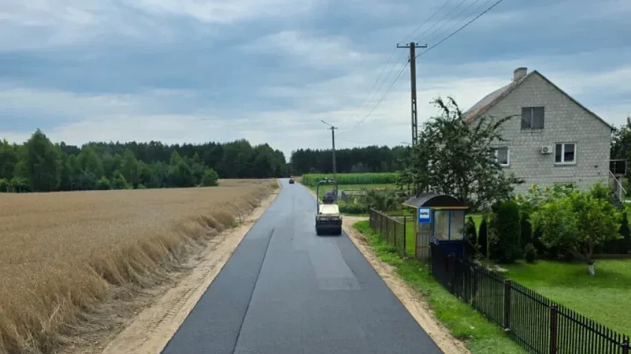 Już prawie gotowe! Nowa trasa na terenie gminy Wąsewo na finiszu (zdjęcia)