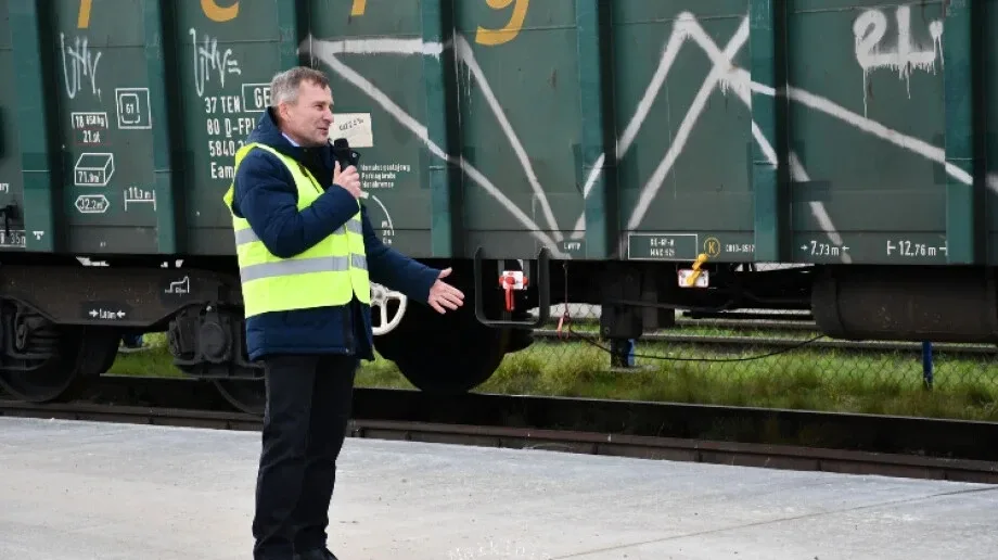 Otwarcie bocznicy kolejowej w Małkini Górnej (zdjęcia)