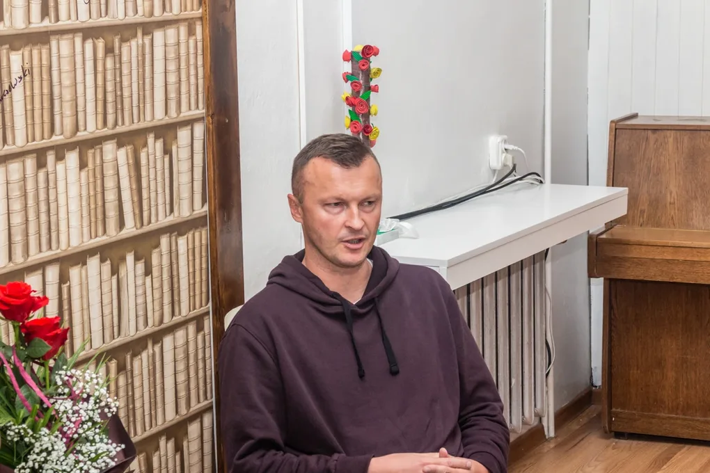 Piotr Rowicki w MBP (zdjęcia)