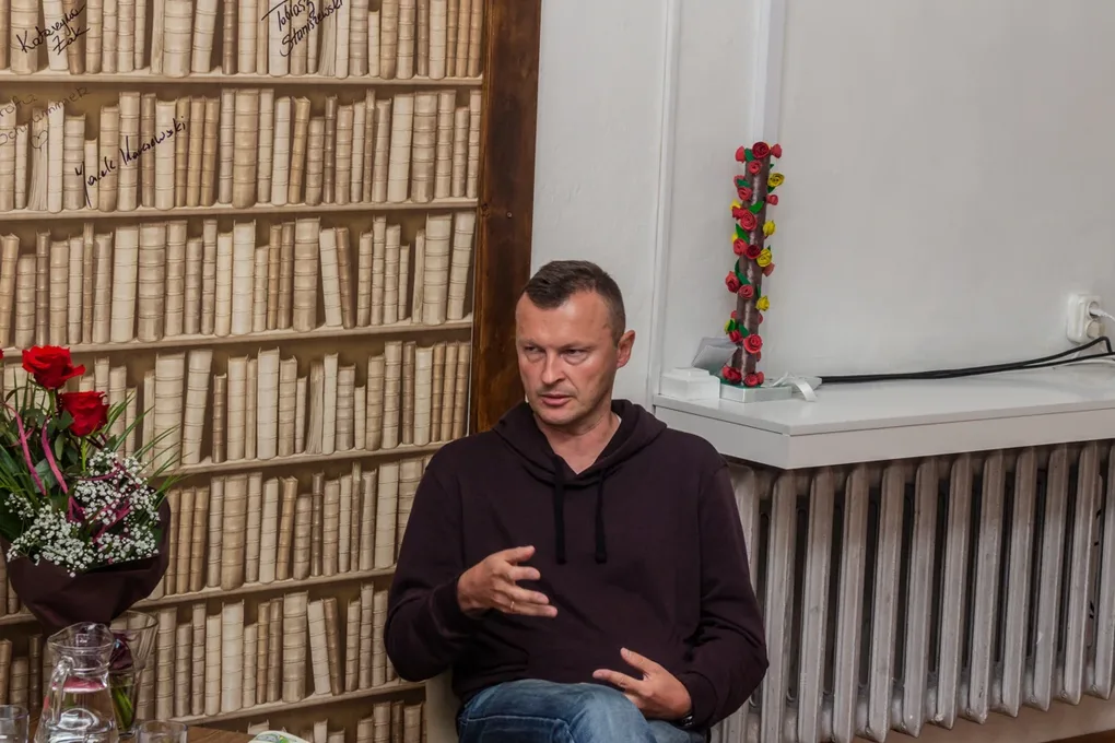 Piotr Rowicki w MBP (zdjęcia)