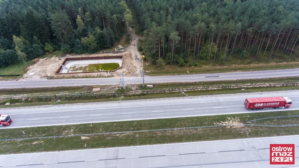 S8 wciąż w trakcie przebudowy (zdjęcia z lotu ptaka)