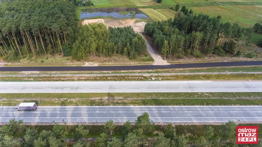 S8 wciąż w trakcie przebudowy (zdjęcia z lotu ptaka)