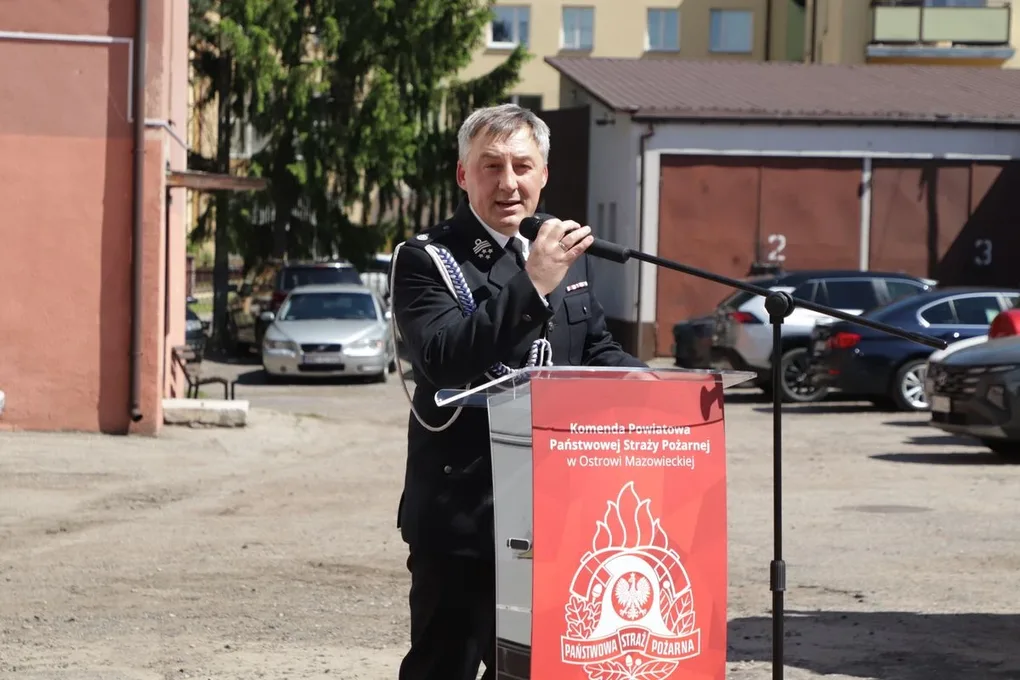 Uroczystość z okazji Powiatowych Obchodów Dnia Strażaka w Ostrowi Mazowieckiej (zdjęcia)