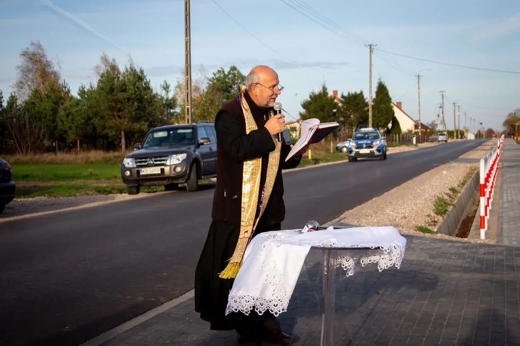 Uroczyste otwarcie drogi powiatowej Brok - Stare Kaczkowo (zdjęcia, wideo)