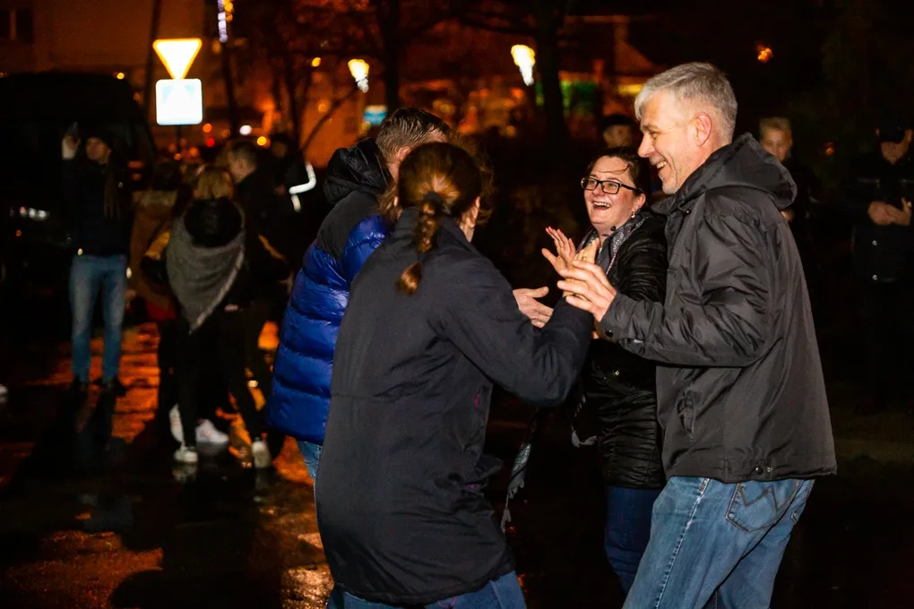 Mieszkańcy Ostrowi Mazowieckiej przywitali Nowy Rok (zdjęcia)