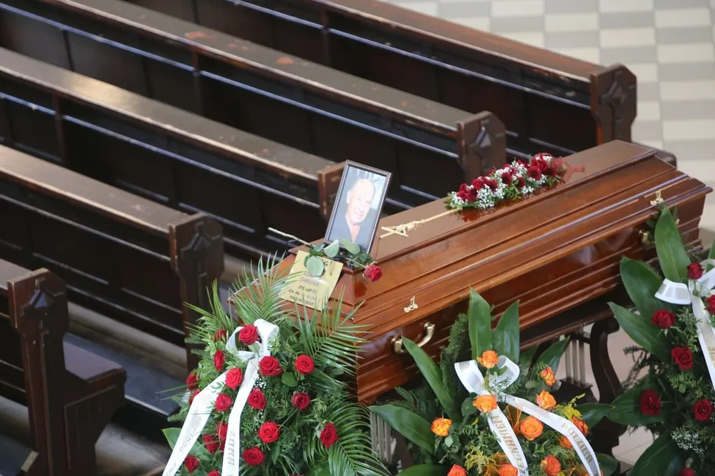 Ostatnia droga śp. Edwarda Chrupka