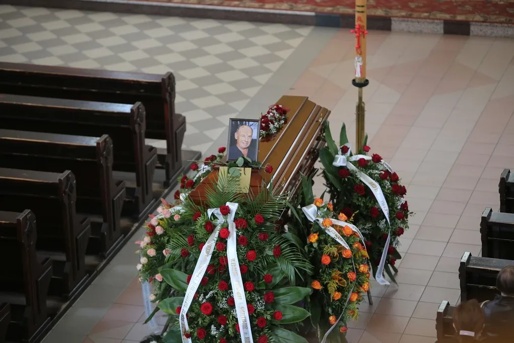 Ostatnia droga śp. Edwarda Chrupka 