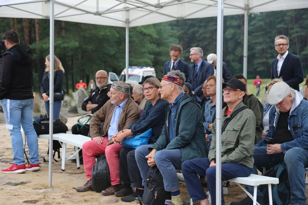 Obchody 78 rocznicy buntu więźniów obozu śmierci Treblinka II 