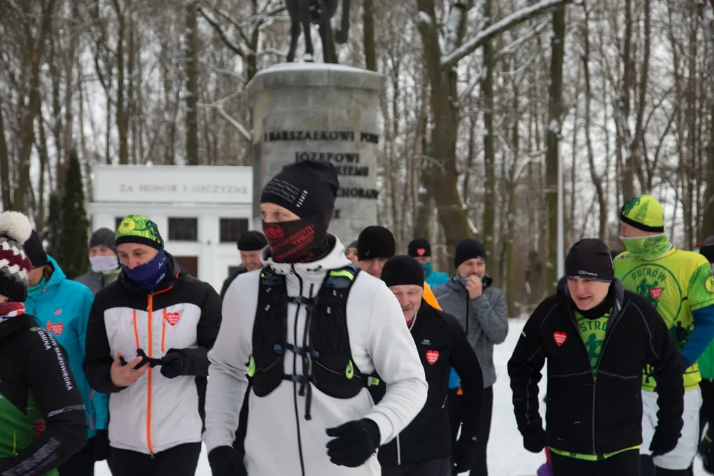 Charytatywny bieg "Ostrów Biega" podczas 29. Finału WOŚP (zdjęcia)