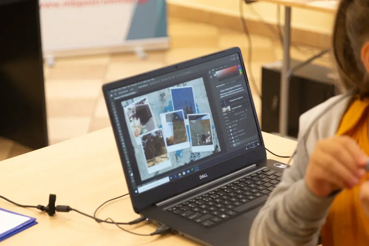 Warsztaty graficzne zorganizowane przez MBP (zdjęcia)