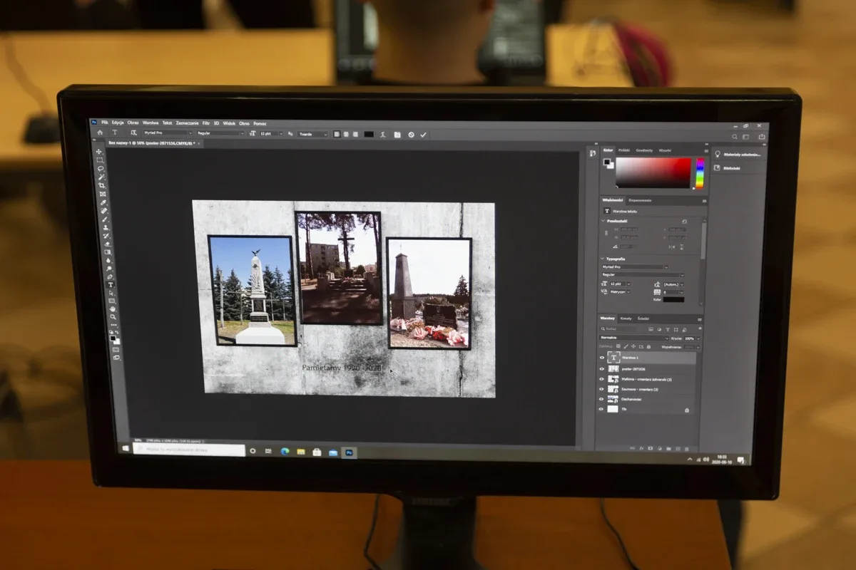 Warsztaty graficzne zorganizowane przez MBP (zdjęcia)