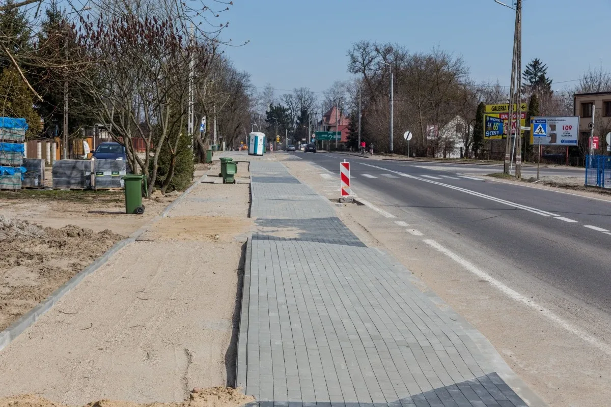 Budowa ciągów pieszo-rowerowych (zdjęcia)