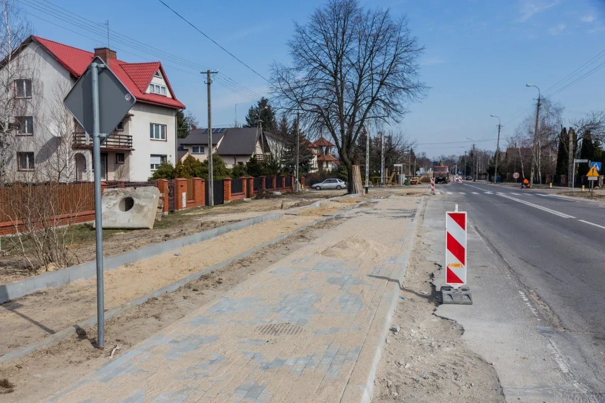 Budowa ciągów pieszo-rowerowych (zdjęcia)