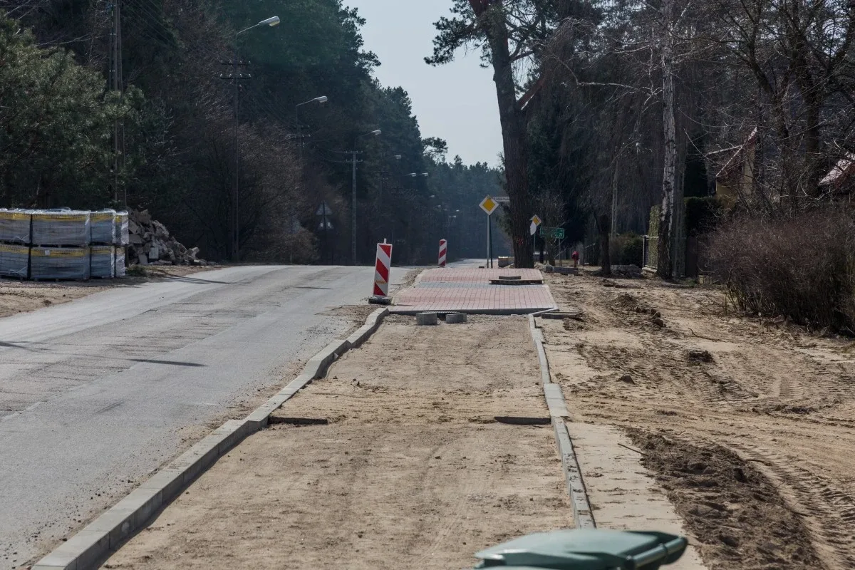 Budowa ciągów pieszo-rowerowych (zdjęcia)