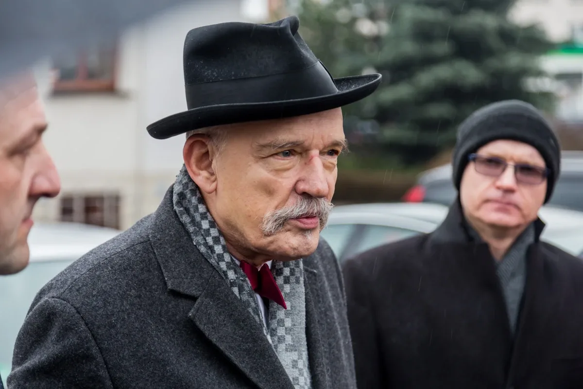 Korwin-Mikke w Ostrowi Mazowieckiej o koronawirusie