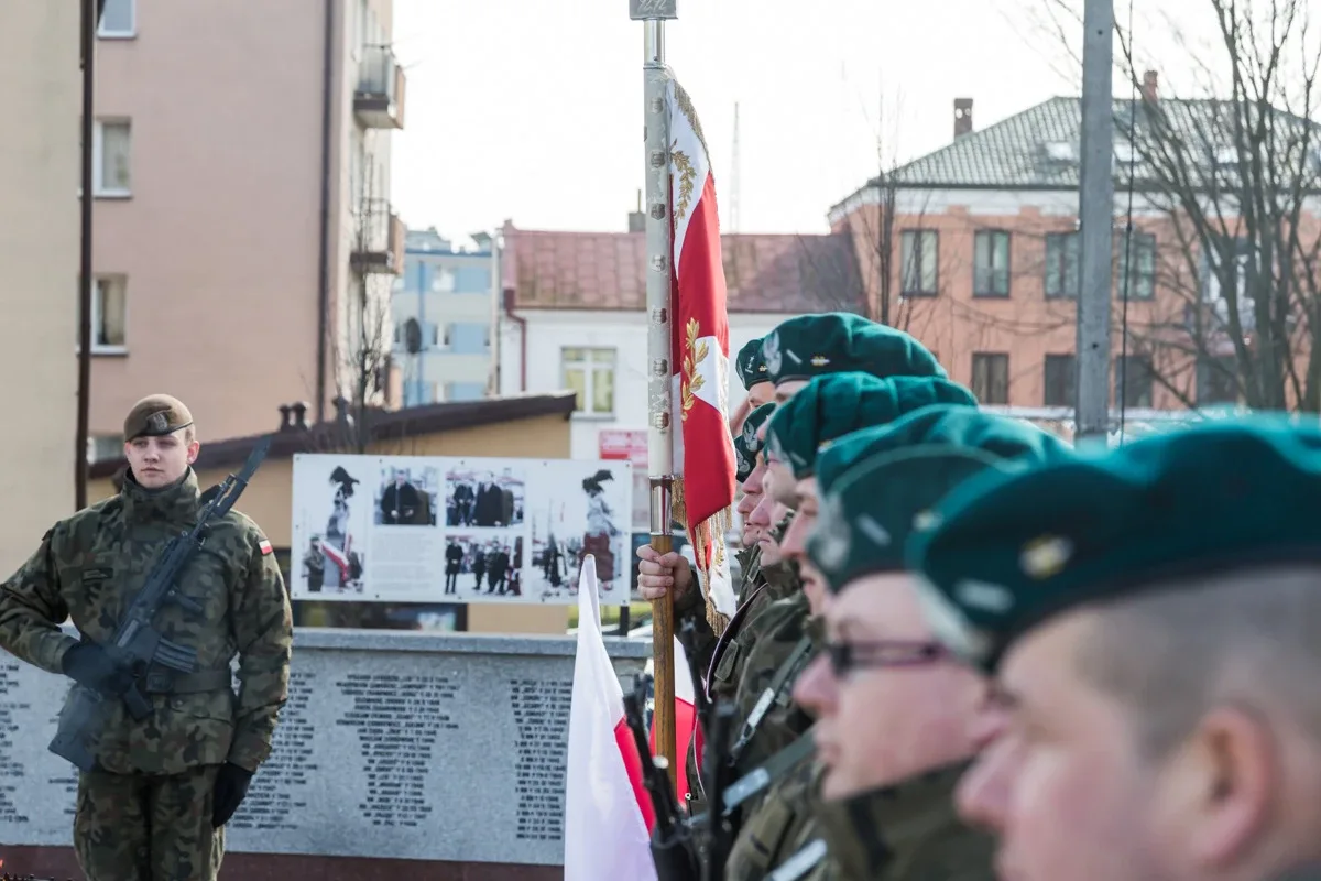 Upamiętnienie Żołnierzy Wyklętych w Ostrowi Mazowieckiej (zdjęcia, wideo)