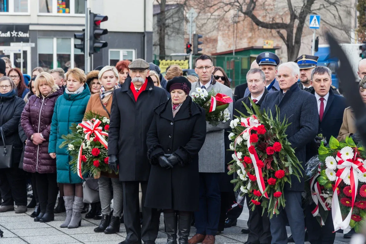 Upamiętnienie Żołnierzy Wyklętych w Ostrowi Mazowieckiej (zdjęcia, wideo)