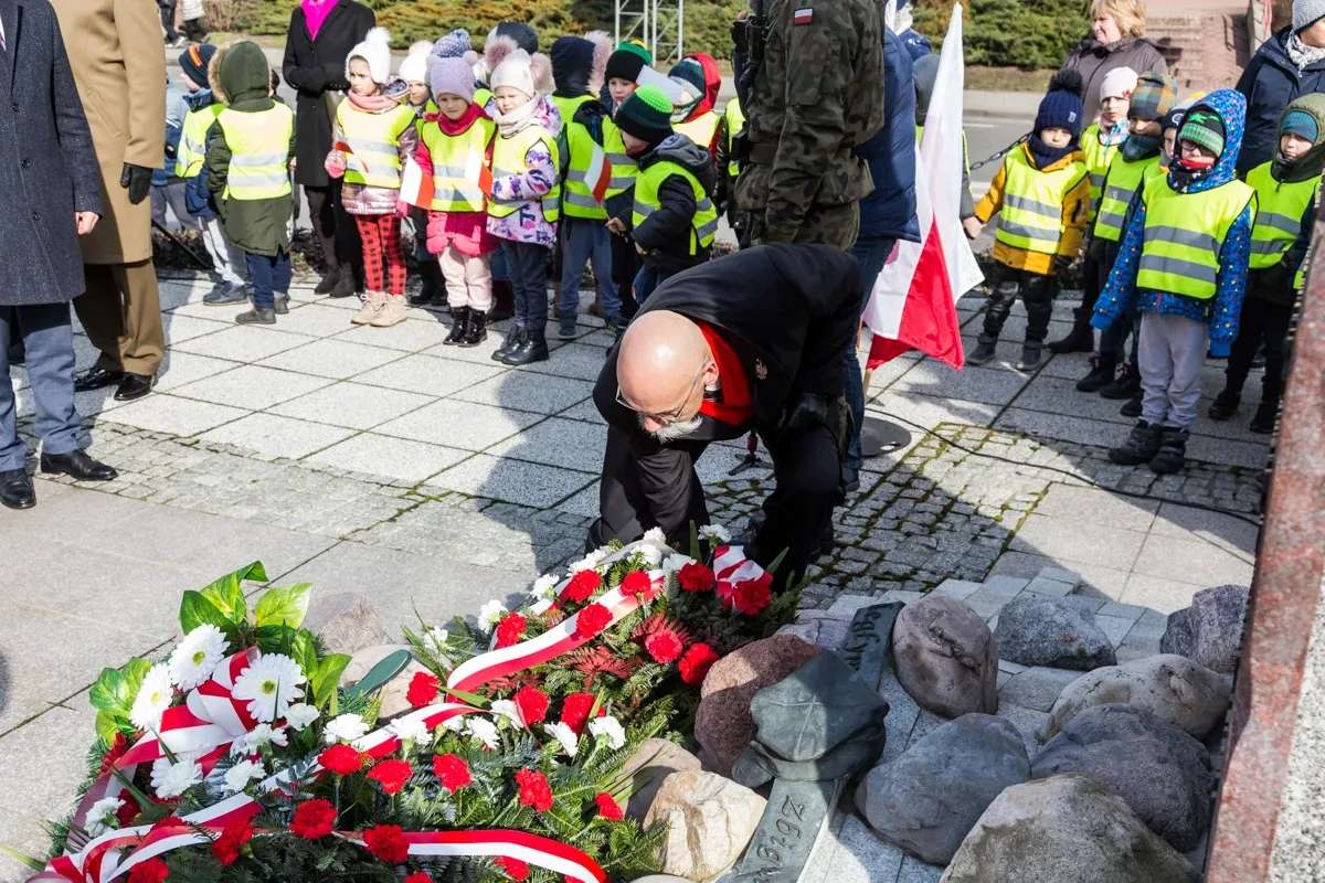 Upamiętnienie Żołnierzy Wyklętych w Ostrowi Mazowieckiej (zdjęcia, wideo)