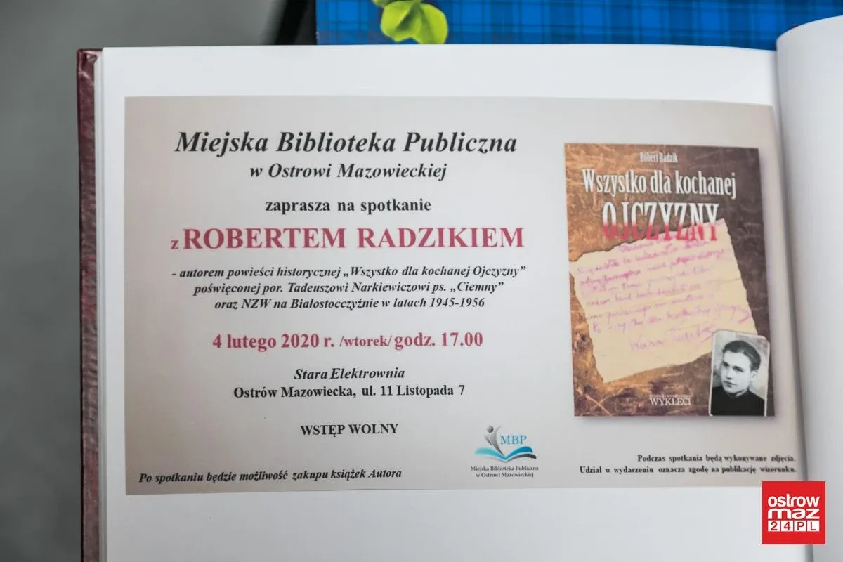 Robert Radzik gościem ostrowskiej biblioteki (zdjęcia, wideo)