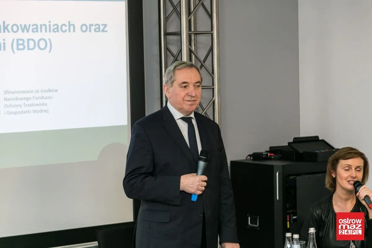 "Baza danych odpadowych - gospodarka odpadami w 2020". Seminarium w Ostrowi Mazowieckiej (zdjęcia, wideo)